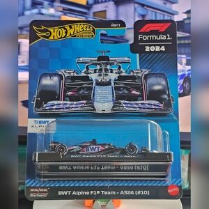 Hot Wheels BWT Alpine F1 Team A524 Die-Cast Car